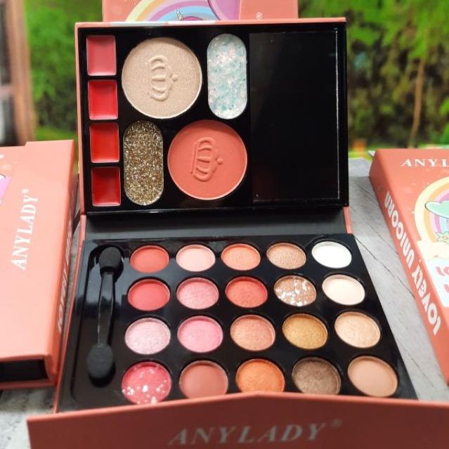 ➽ EYESHADOW DOMPET UKURAN SEDANG ANYLADY LOVELY UNICORN ☞