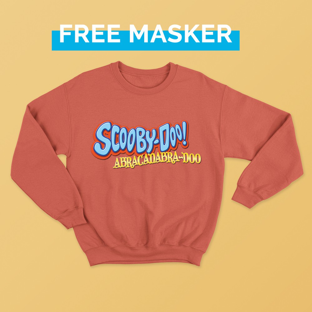 SWEATER HOODIE KOREA VINTAGE DISNEY SCOOBY DOO FREE MASKER (WANITA & PRIA) OVERSIZED