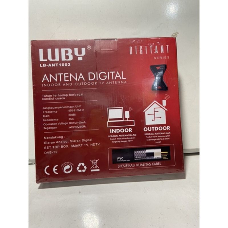 Antena Digital Luby LB-ANT 1002 / Antena Indoor Outdoor Luby ANT 1001