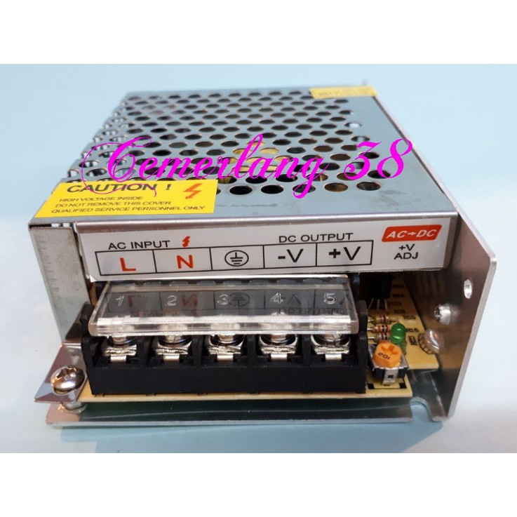 Switching Power Supply 12V 5A BODY KECIL