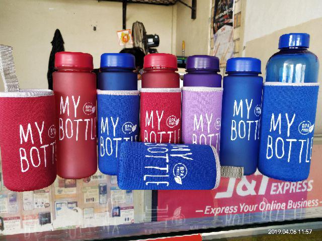 My Bottle Doff + Pouch  Warna Infused Water 500ml - Botol Minum B03-6a