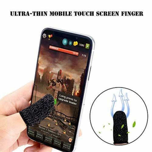 2pc /Pasang Universal Non-slip Sweat-proof Sarang Lebah Profesional Layar Sentuh Jempol Jari Lengan Untuk Ponsel Game Gaming Sarung Tangan