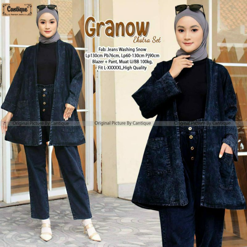 granow ekstra jumbo set jeans by cantique