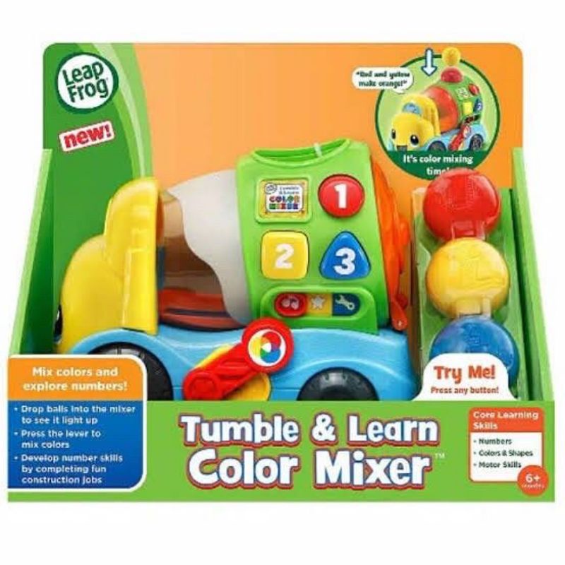 LEAPFROG TUMBLE AND LEARN COLOR MIXER ORIGINAL MAINAN EDUKASI ANAK