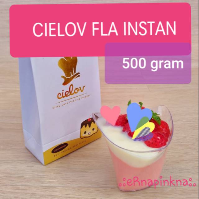 

CIELOV Fla Instan 500 g - Vla Instan - Fla Powder 500 gram - Tepung Fla