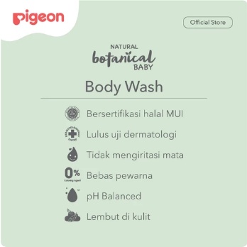 PERA627 PIGEON BOTANICAL BABY BODY WASH 240 ML