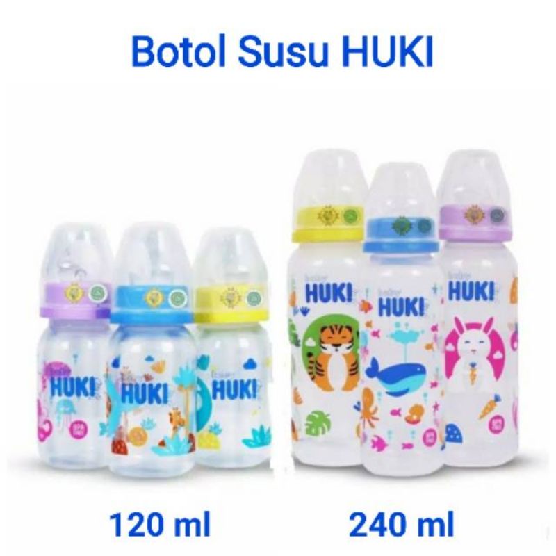 Baby Huki Botol Susu Bayi 120ml 240ml