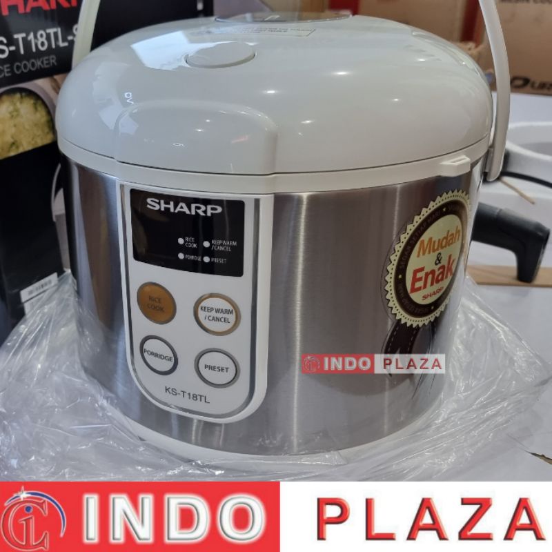 RICE COOKER SHARP KS-T18TL 1.8 Liter 4 in 1 TOUCH PANEL