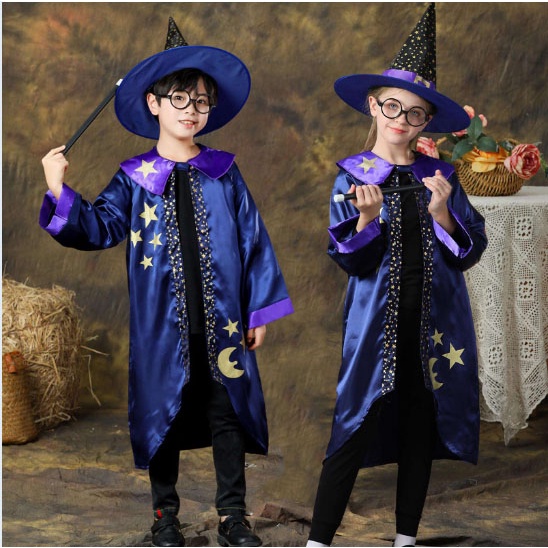 KOSTUM HARRY POTTER SET LENGKAP COSPLAY HALLOWEEN ANAK