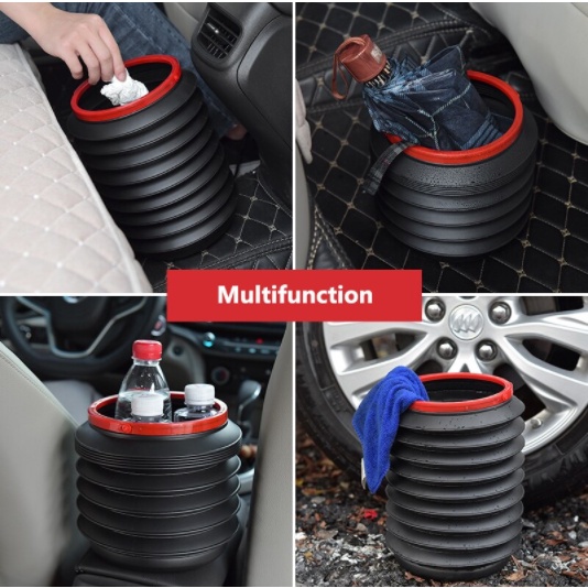 Car Folding Trash Foldable Waterproof / Tempat Sampah Mobil Lipat Tanpa Penutup