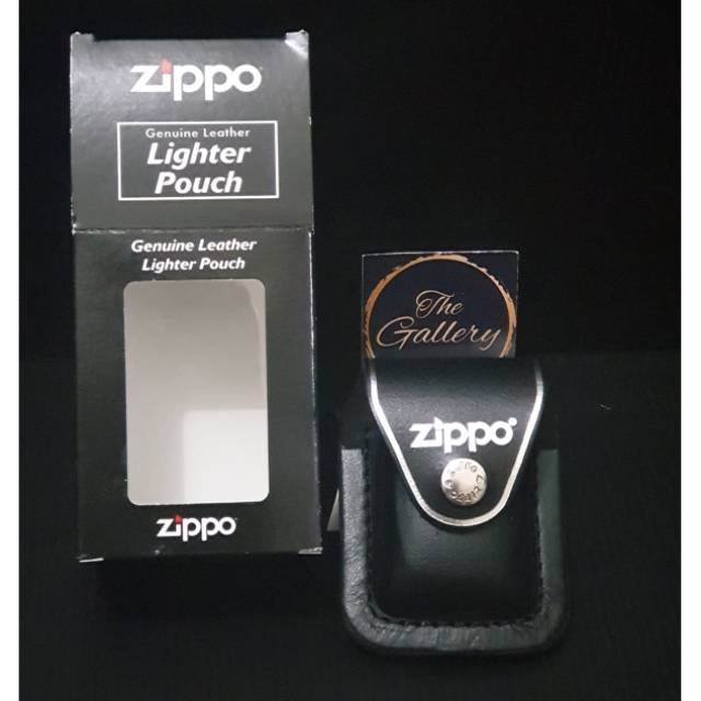 Terlaris ORIGINAL ZIPPO POUCH BLACK / HITAM Best Quality