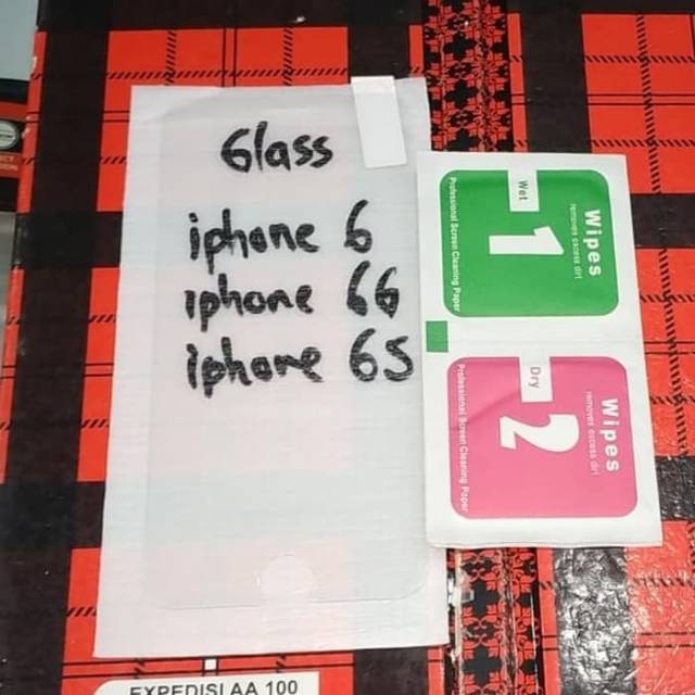 Tempered Glass Iphone 4 4g 4s 5 5g 5s 6 6g 6s 6+ 6 plus 7+ 7 plus 8+ 8 plus  / Temperedglass Iphone XR Tidak Full Layar