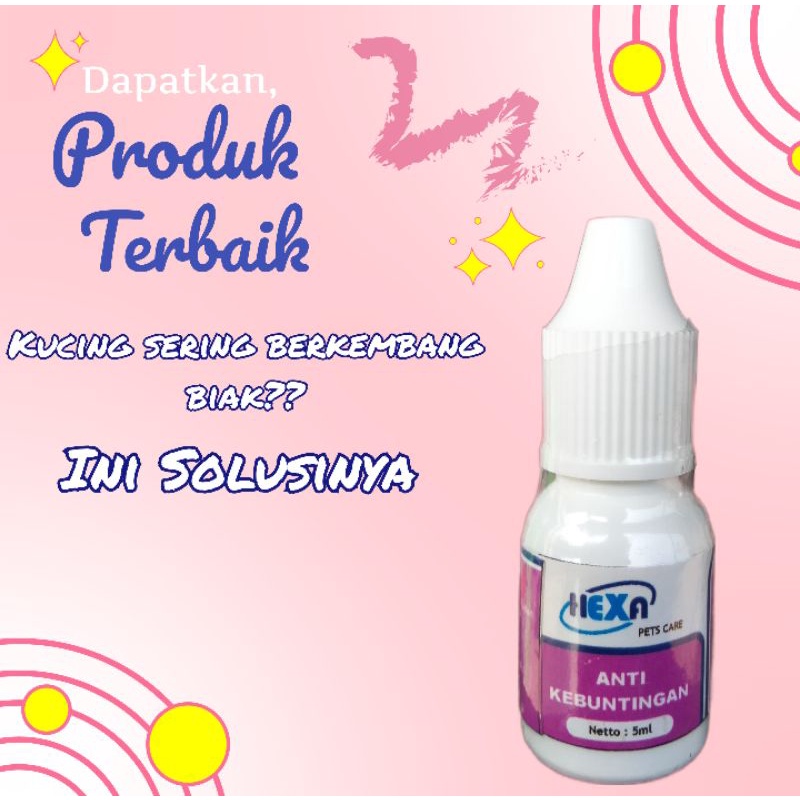 Obat KB hewan/kucing anjing/anti kebuntingan/antilib kucing & anjing