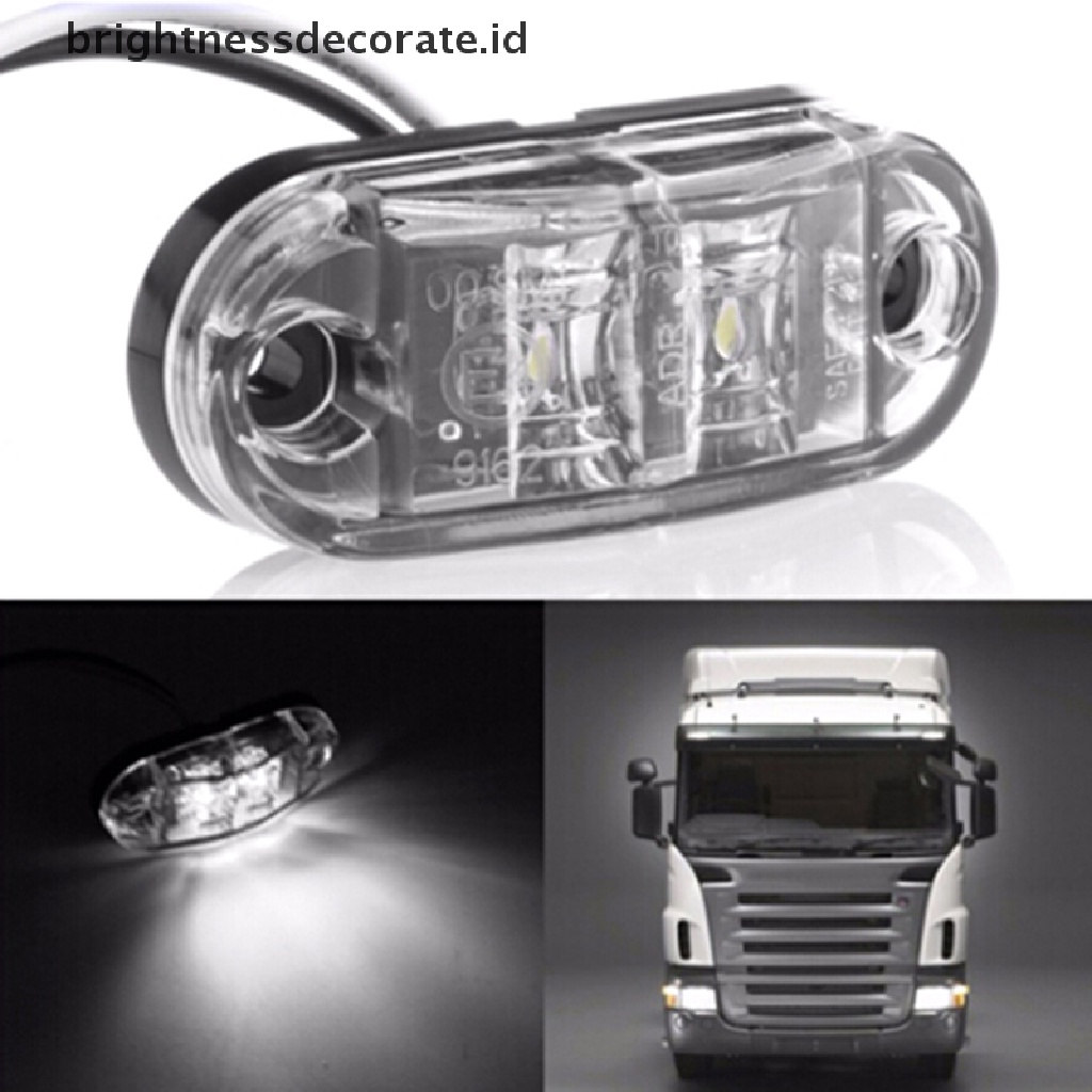 [birth] 1Pc 2LED Side Marker Clearance Light Lamp Car Truck Trailer Caravan Lamp [ID]