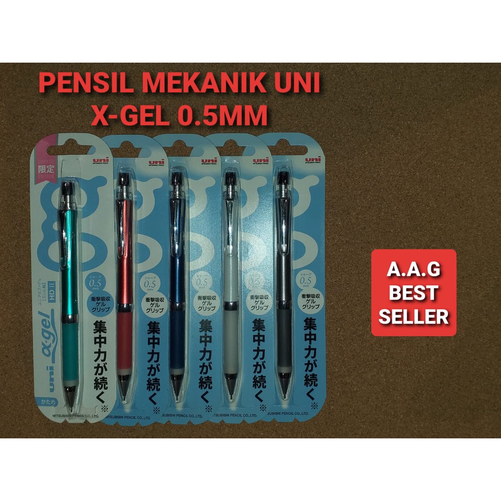 

PENSIL MEKANIK UNI X-GEL 0.5MM