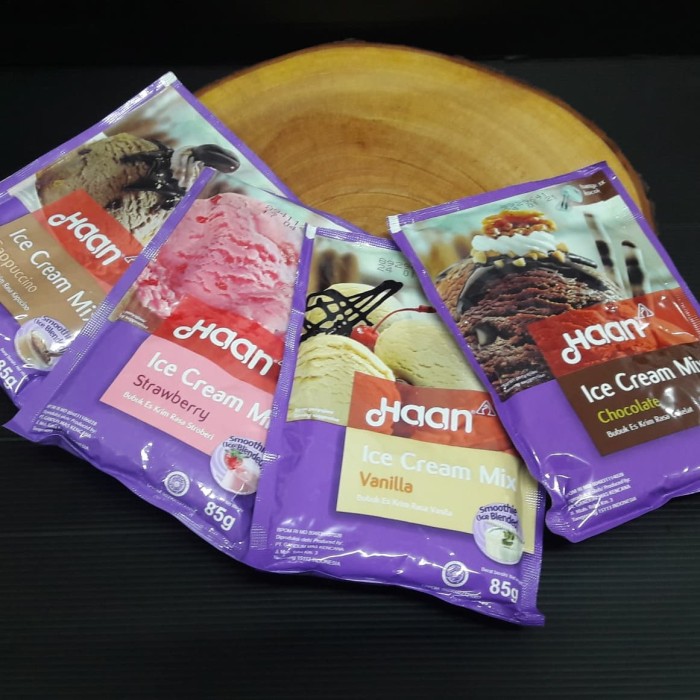 

HAAN ICECREAM MIX CHOCOLATE ALL VARIANT 90 GRAM