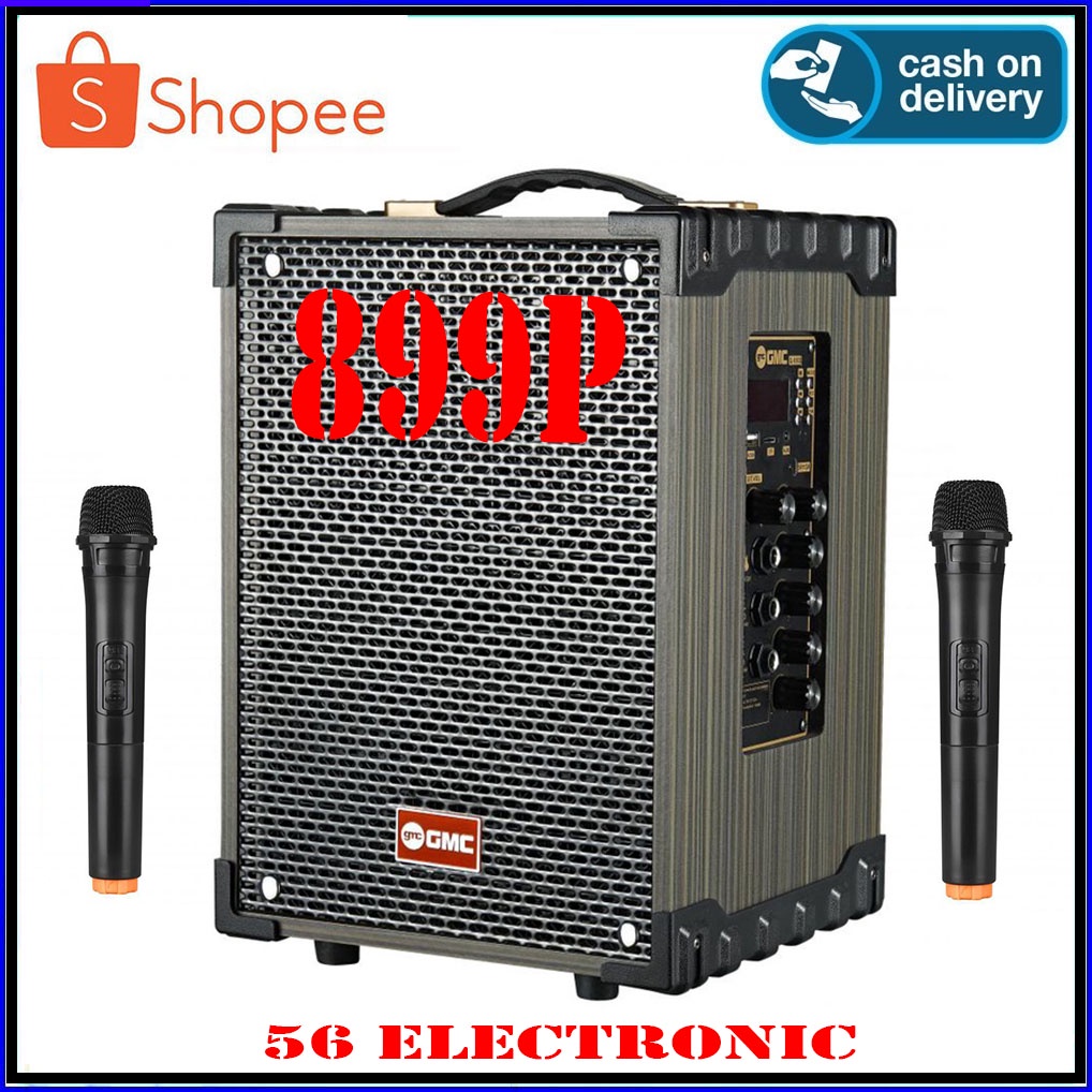 SPEAKER BLUETOOTH KARAOKE GMC 899P/899 p+ FREE MIC WIRELESS 2