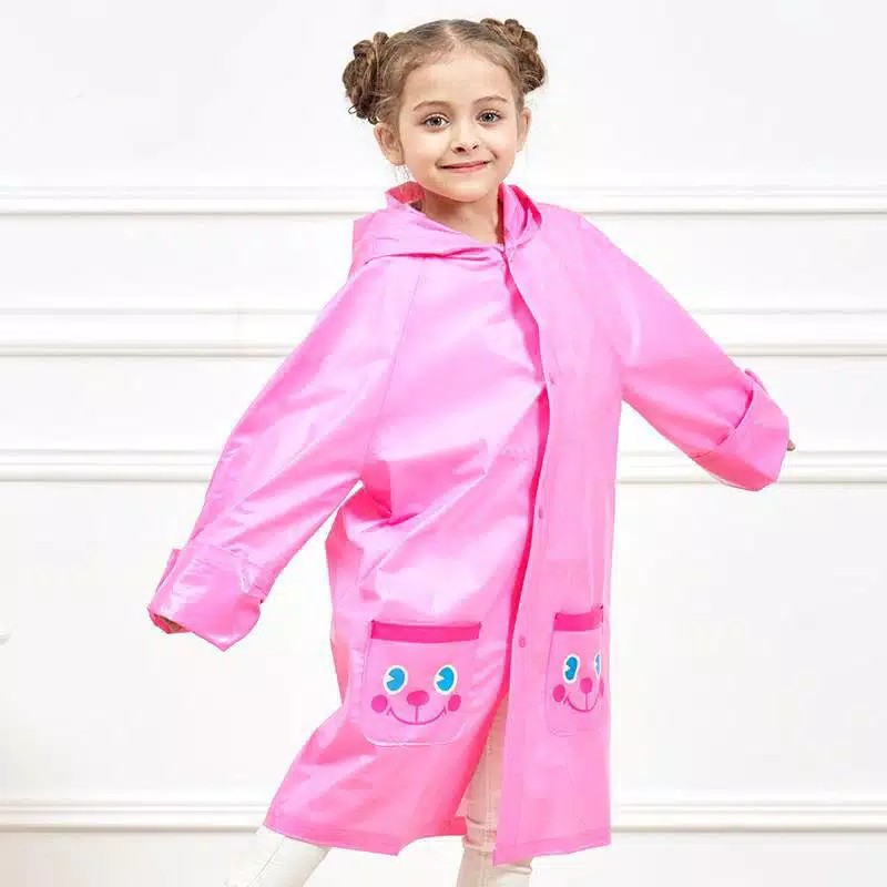 JAS HUJAN ANAK PEREMPUAN MANTEL HUJAN MOTOR ANAK COWOK RAINCOAT KIDS KOREA JAKET IMPORT A51