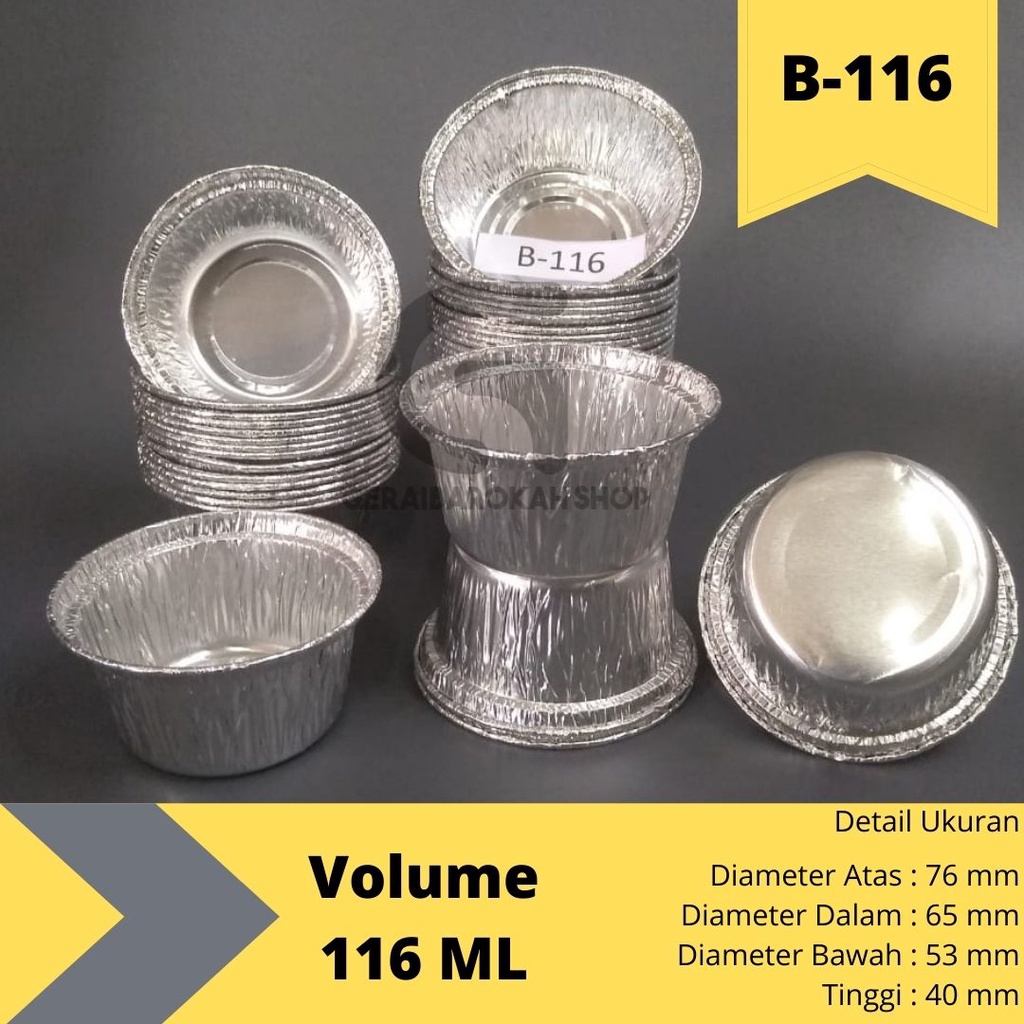 Cup Aluminium Foil Bulat