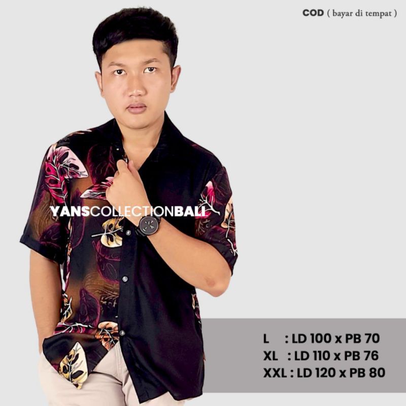 ( PROMO 3.3 ) Kemeja Pria BALI Kombinasi Murah