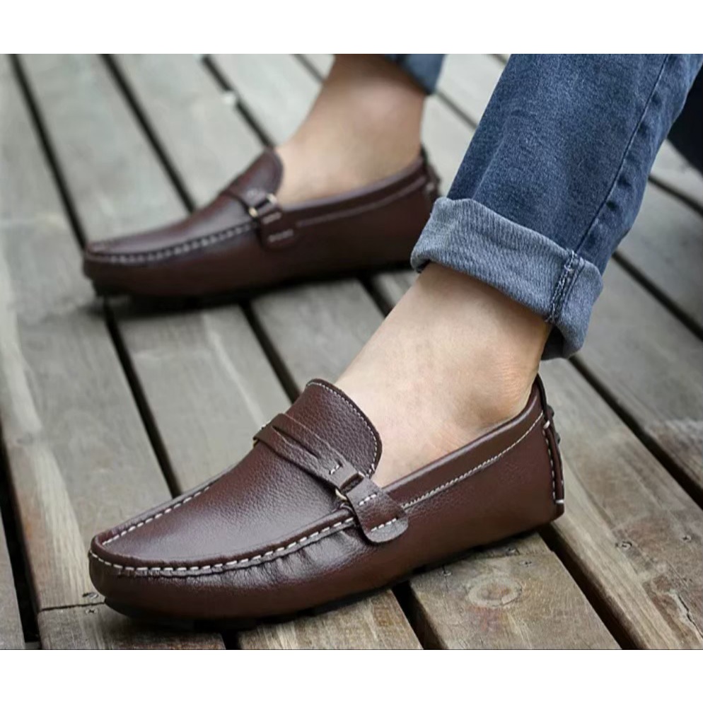 BURAY X SEPATU SLIP ON PRIA LOAFER DEWASA ARARMOR KULIT SINTETIS PREMIUM CASUAL FORMAL SLIP ON PRIA KERJA KANTOR GURU PNS PESTA RESMI NYAMAN || SLIP ON PRIA PANSUS BERKUALITAS 2021