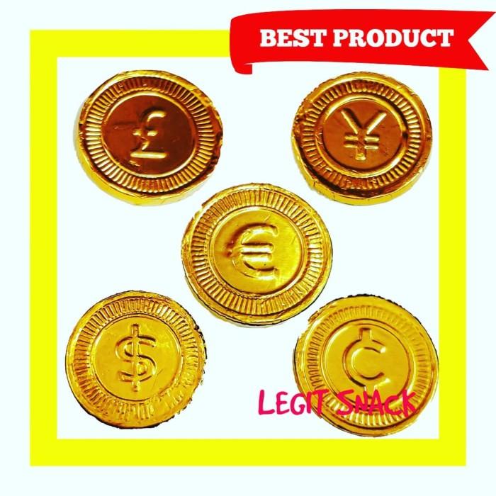 

COKLAT KOIN DOLLAR MATA UANG EMAS / COKELAT COIN CHOCOLATE GOLD 200PCS Berkualitas