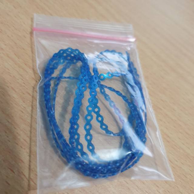 1 METER POWER CHAIN BIRU METALIX NO 20