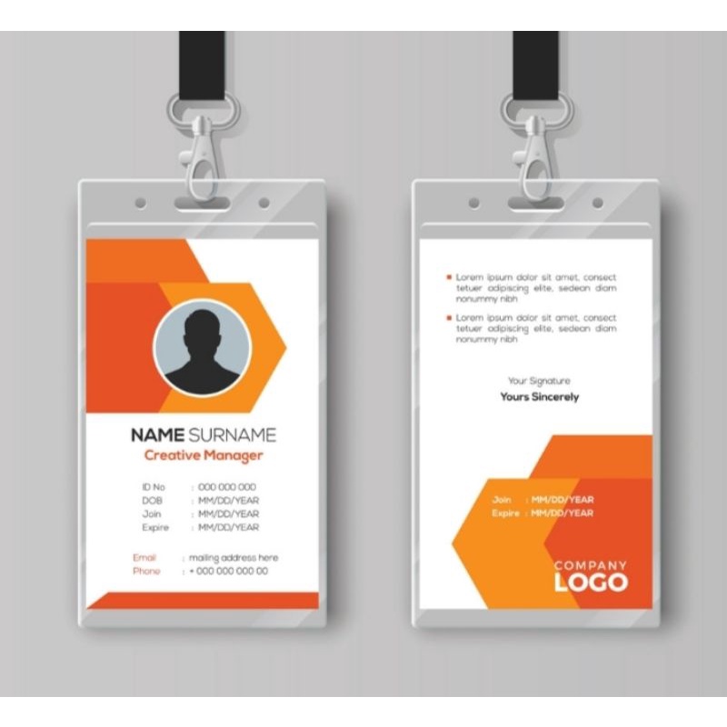 

cetak ID Card costumized