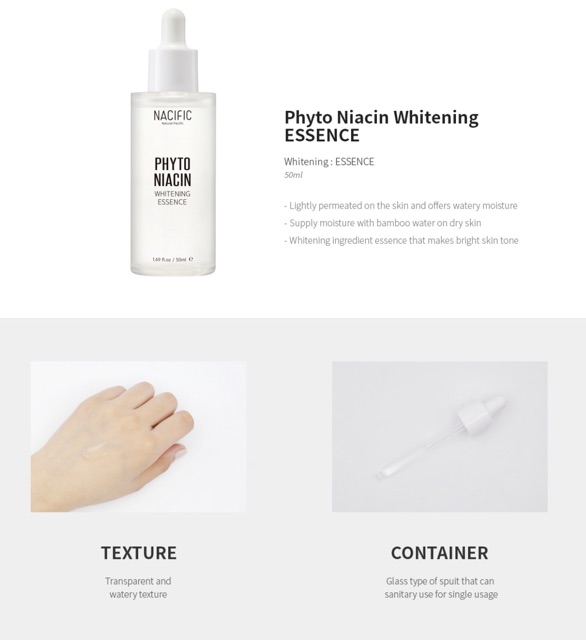 phyto niacin whitening essence harga