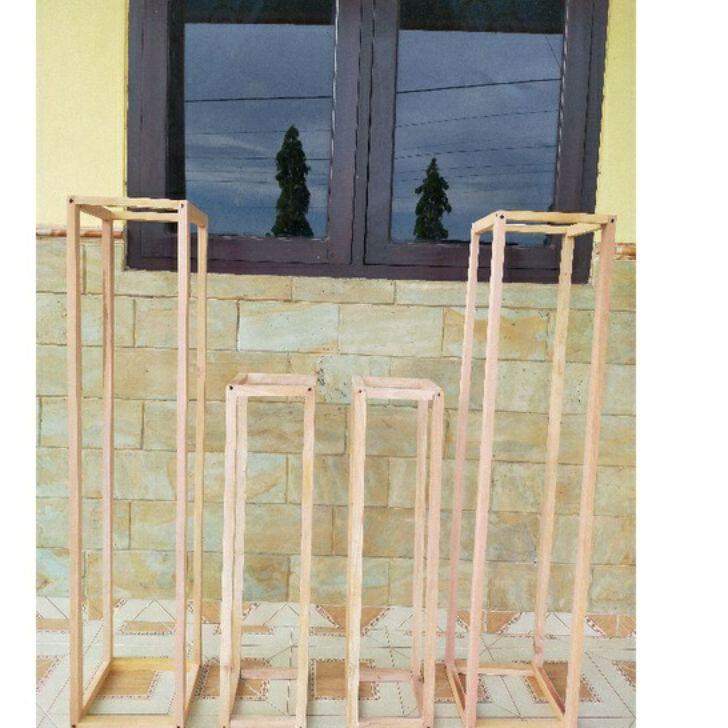 [KODE HAI] STANDING KAYU FLOWER