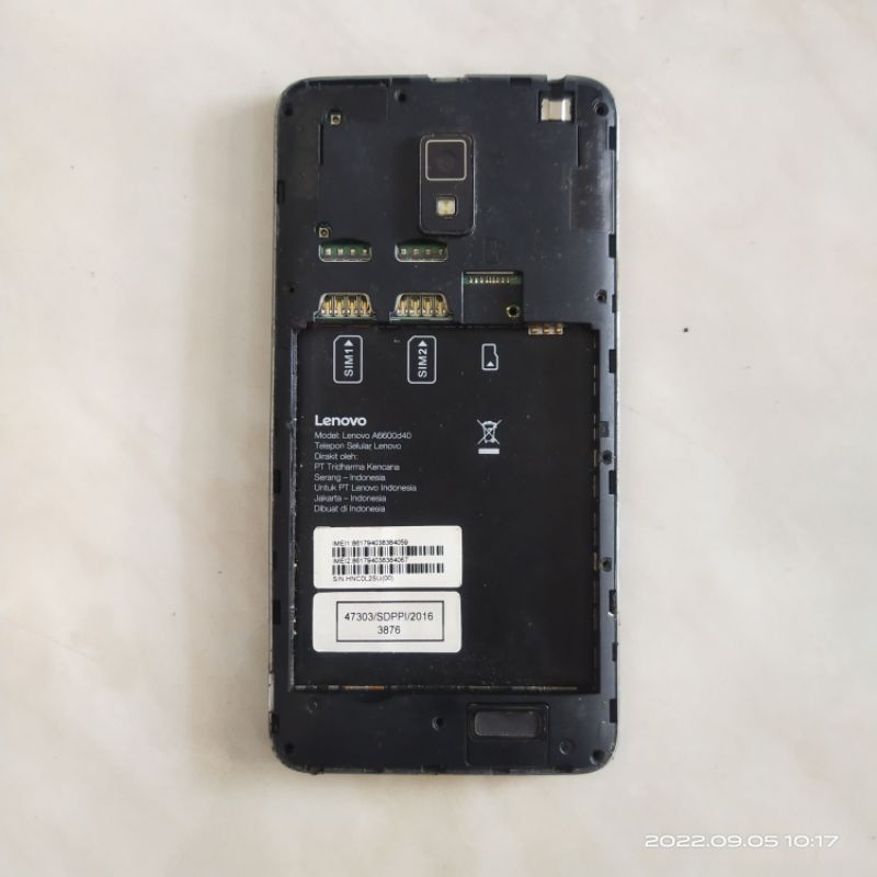 mesin Lenovo A6600 plus A6600D40
