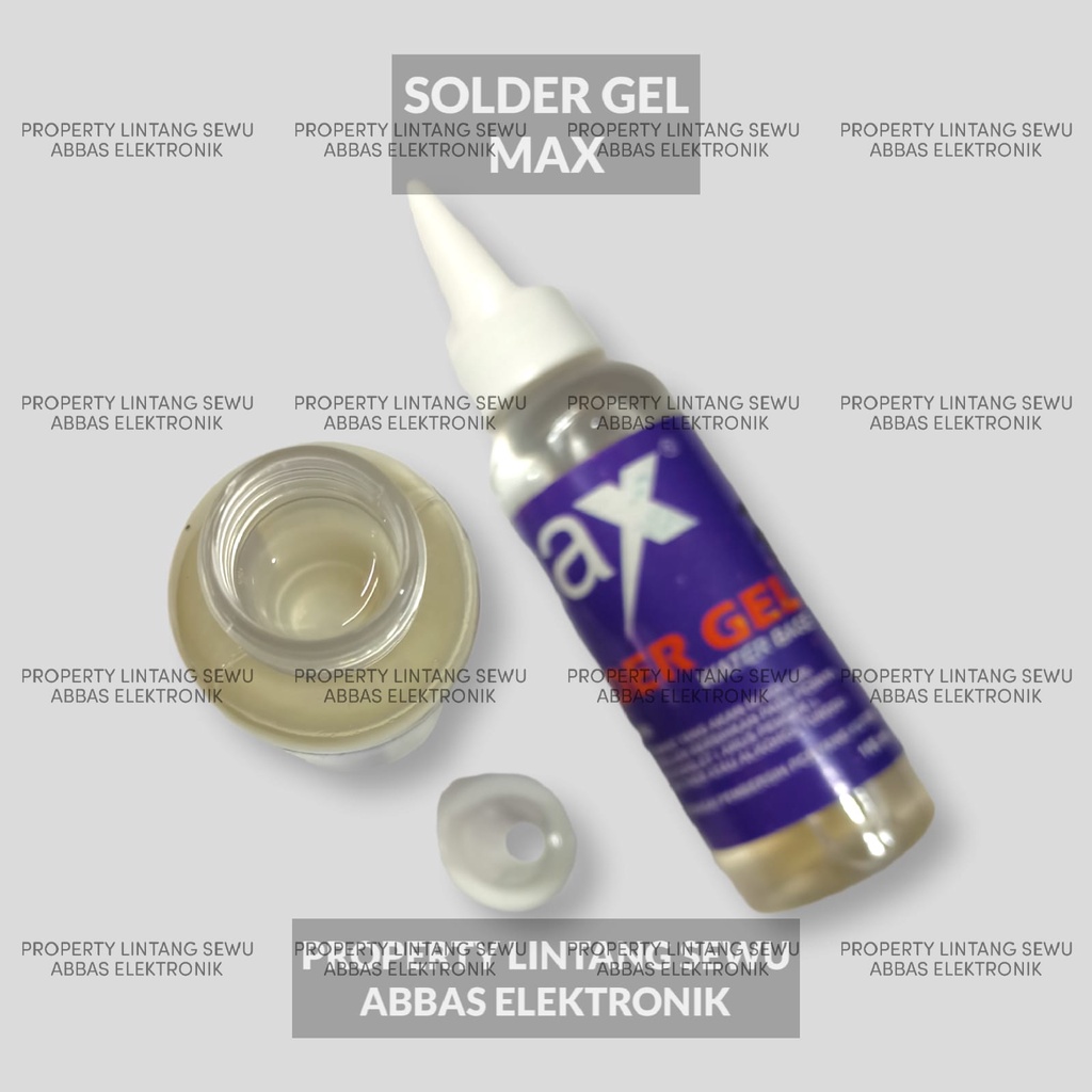 SOLDER JEL GEL MAX CAIRAN SOLDER PEMBERSIH PCB