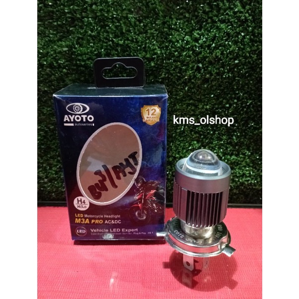 Lampu Bohlam Led Ayoto M3A Pro H4 / HS1