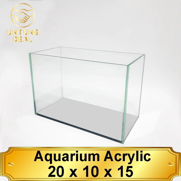 Aquarium Soliter ikan cupang Acrylic/Akrilik 3mm 20x10x15