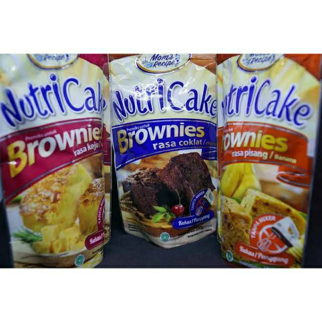 

Nutricake Brownies Rasa Keju dan Coklat