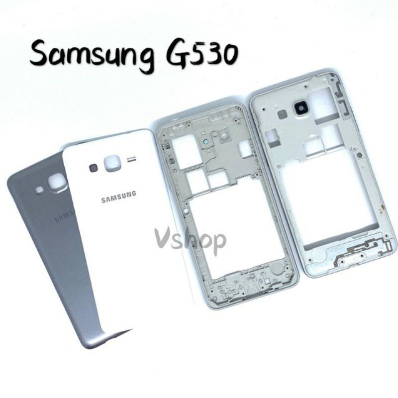 CASING KESING FULLSET BEZZEL BAZEL FRAME BACKDOOR SAMSUNG GALAXY GRAND PRIME G530 G530H ORIGINAL