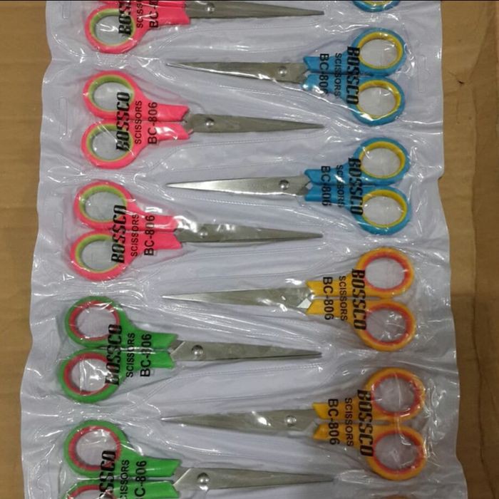 

[SATUAN] BEST SELLER GUNTING BOSSCO SCISSORS NO.BC-804 WARNA 12 CM