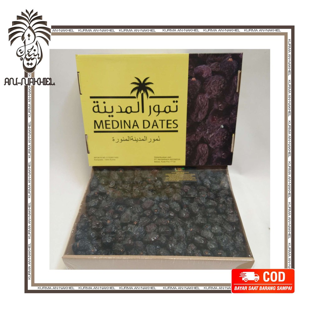 

Kurma Ajwa Al-Madinah 5Kg Kualitas MEDIUM 100% ASLI MADINAH