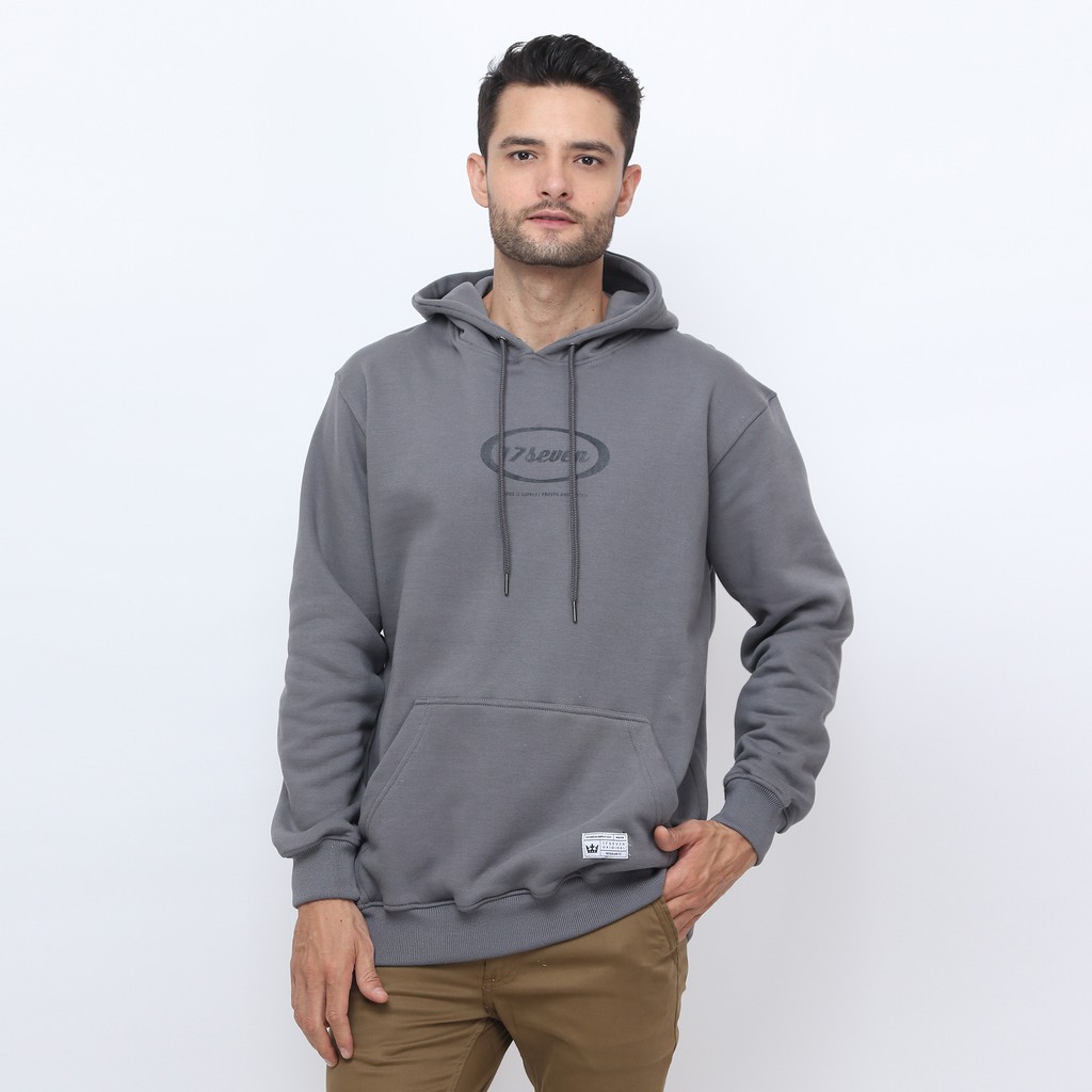

17Seven Original Sweater Hoodie Jumper Sablon Pria 0107-Circle