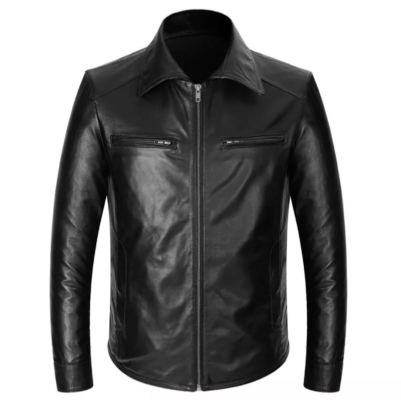 jaket kulit pria - jaket kulit asli domba super