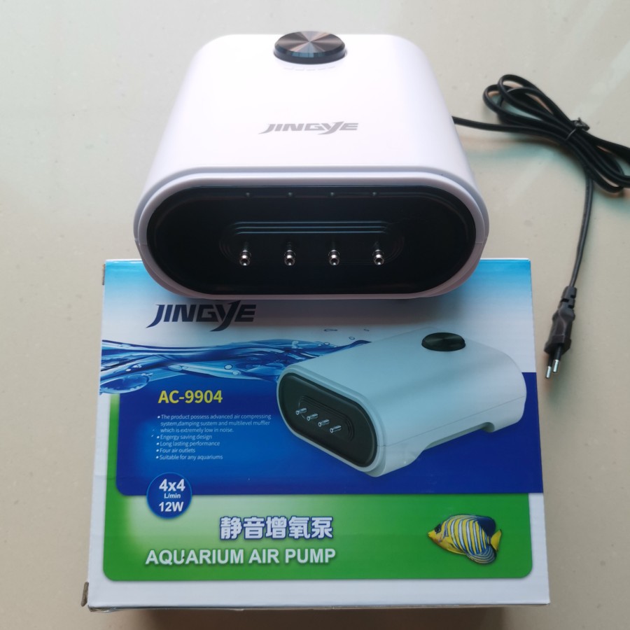 Air Pump / Aerator Aquarium 4 Lubang JINGYE AC 9904 TERMURAH!