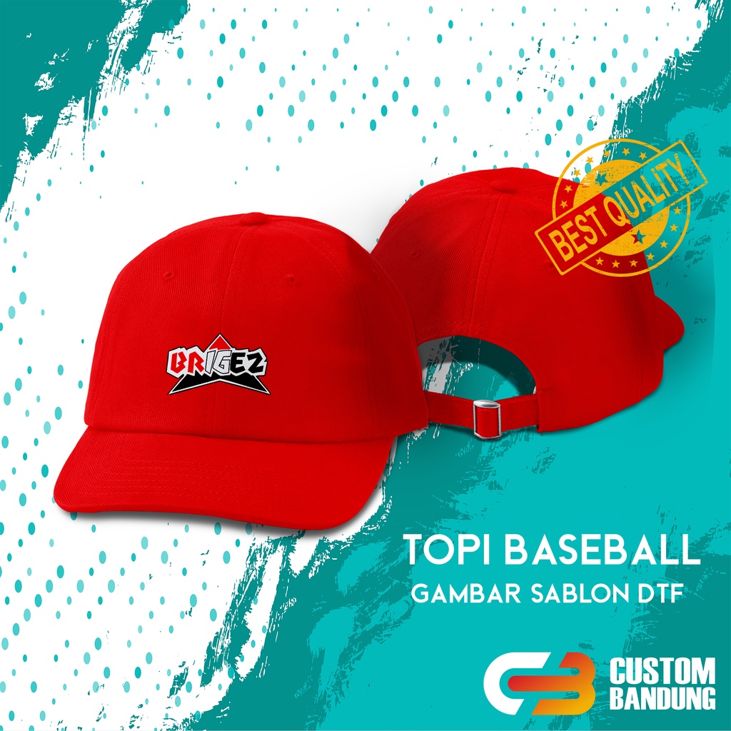 Topi Baseball BRIGEZ 2 Pria Wanita Bisa COD Original High Premium Quality