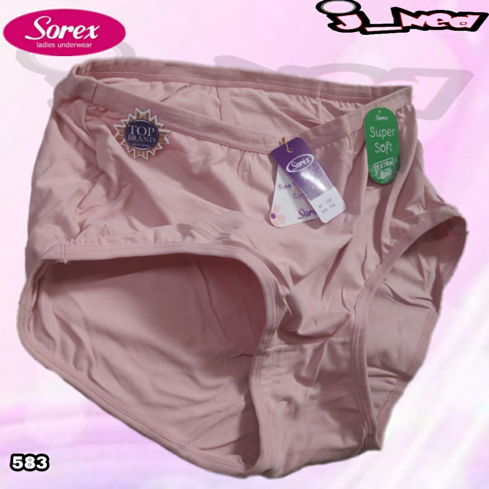 J583 (Harga Satuan) Sorex Celana Dalam Wanita Jumbo Extra Size Xxxl - Xxxxxl ( Eql - Qxl )