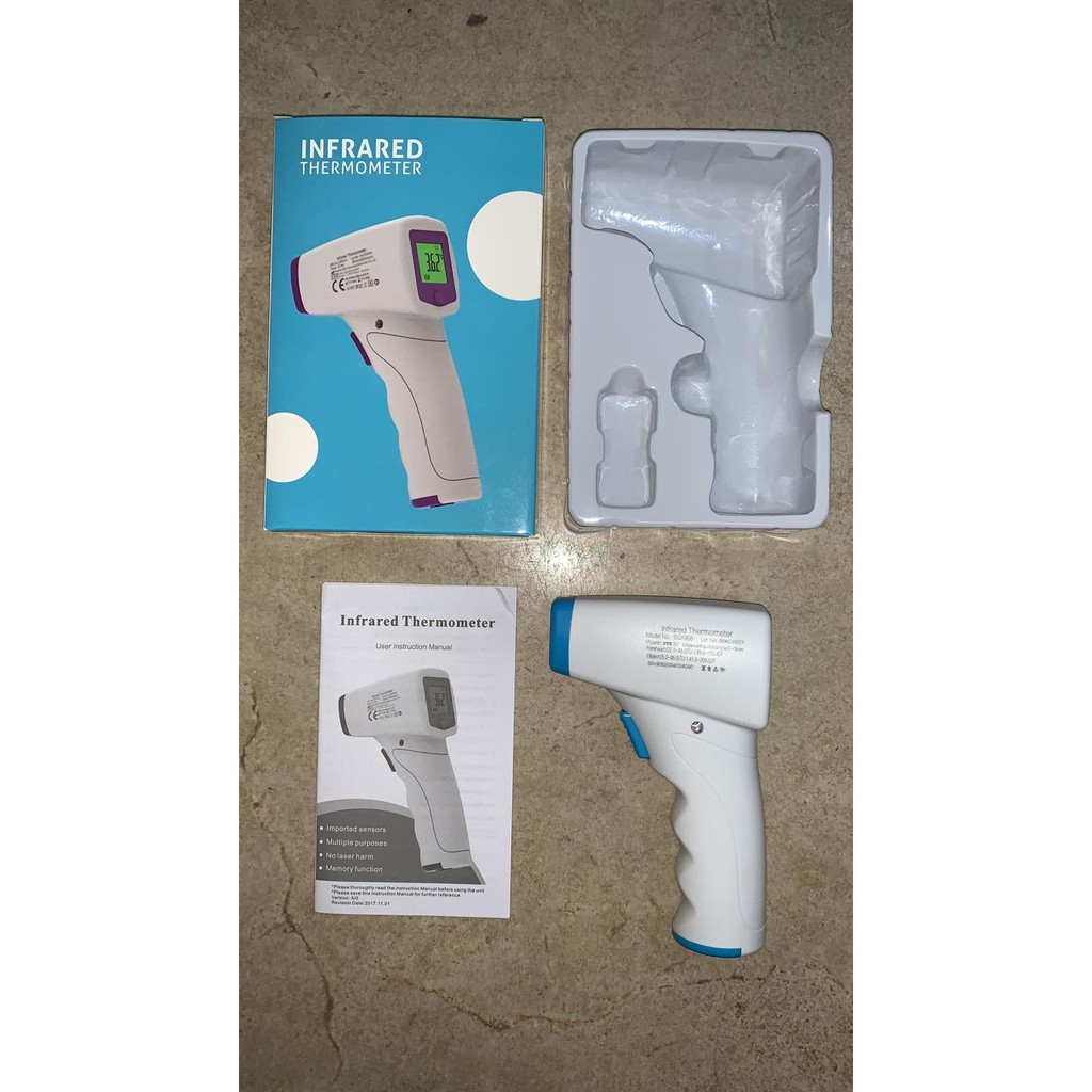 ThermoGun Badan Dewasa Anak THERMOMETER INFRARED Pengukur Suhu