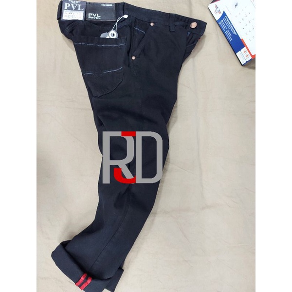 pavel jeans premium hitam-abu model reguler baham denim impot origa gret a