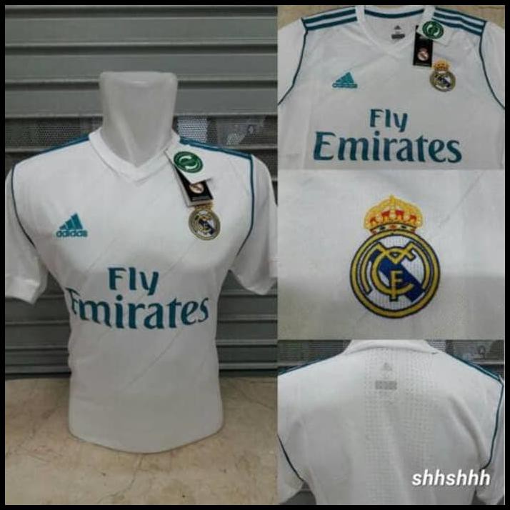 (Big Sale) Jersey Real Madrid Home 2017/2018 Grade Ori