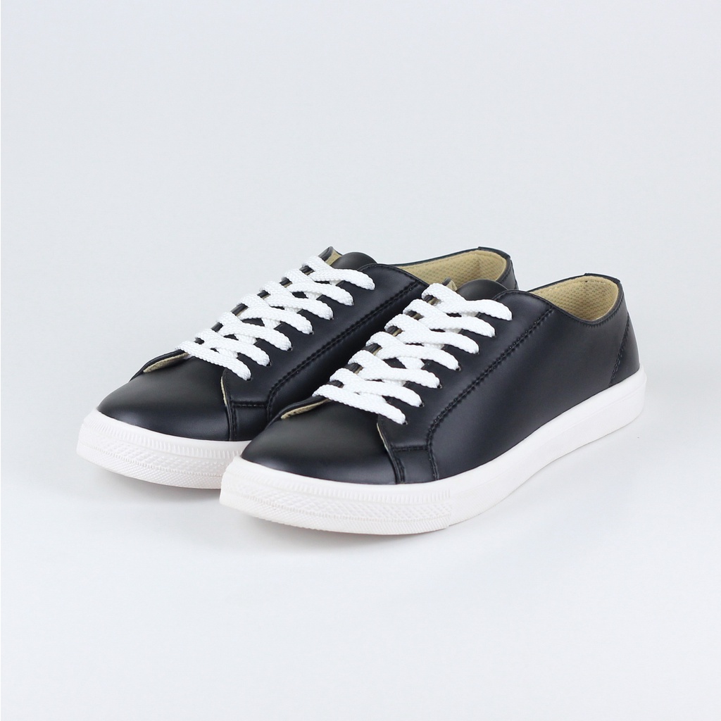 ELVRA - Sepatu Sneakers Sepatu Wanita Kasual Casual - LUNA Black White