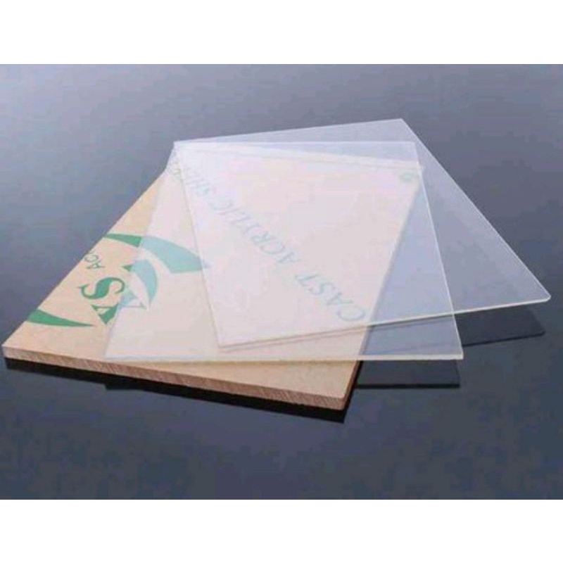 

akrilik bening coutum 2mm uk25x20 cm