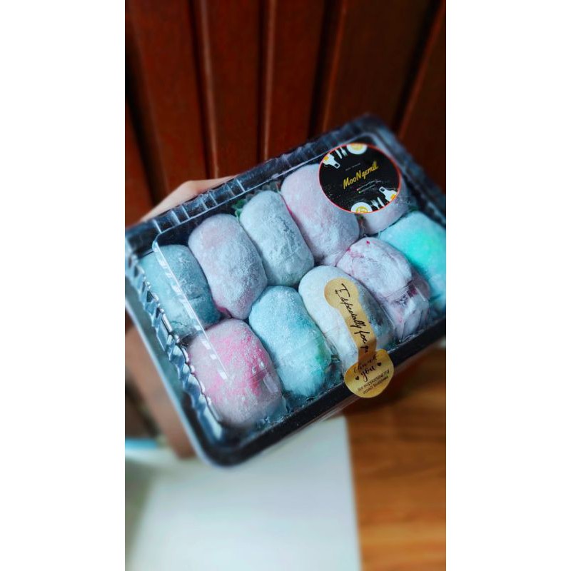 

mochi pelangi coklat,keju