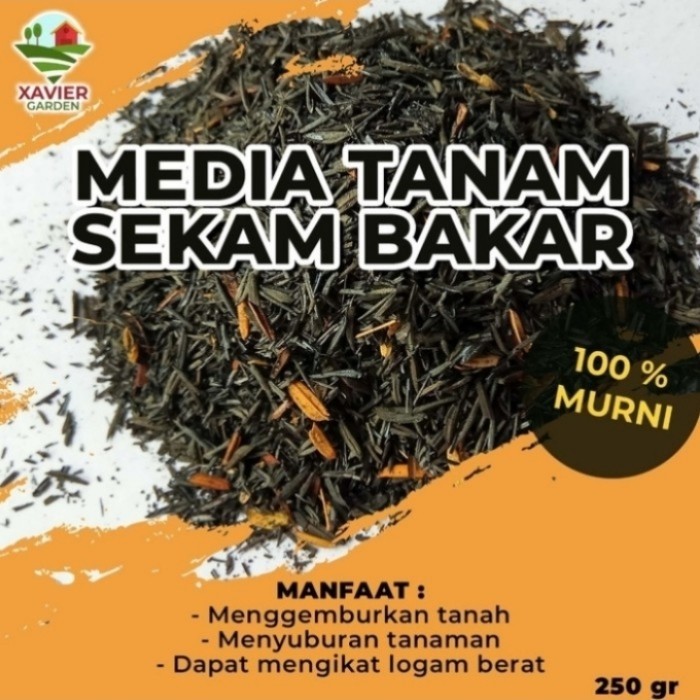 

Media Tanam Sekam Bakar / Sekam Padi Bakar Berat 1Kg